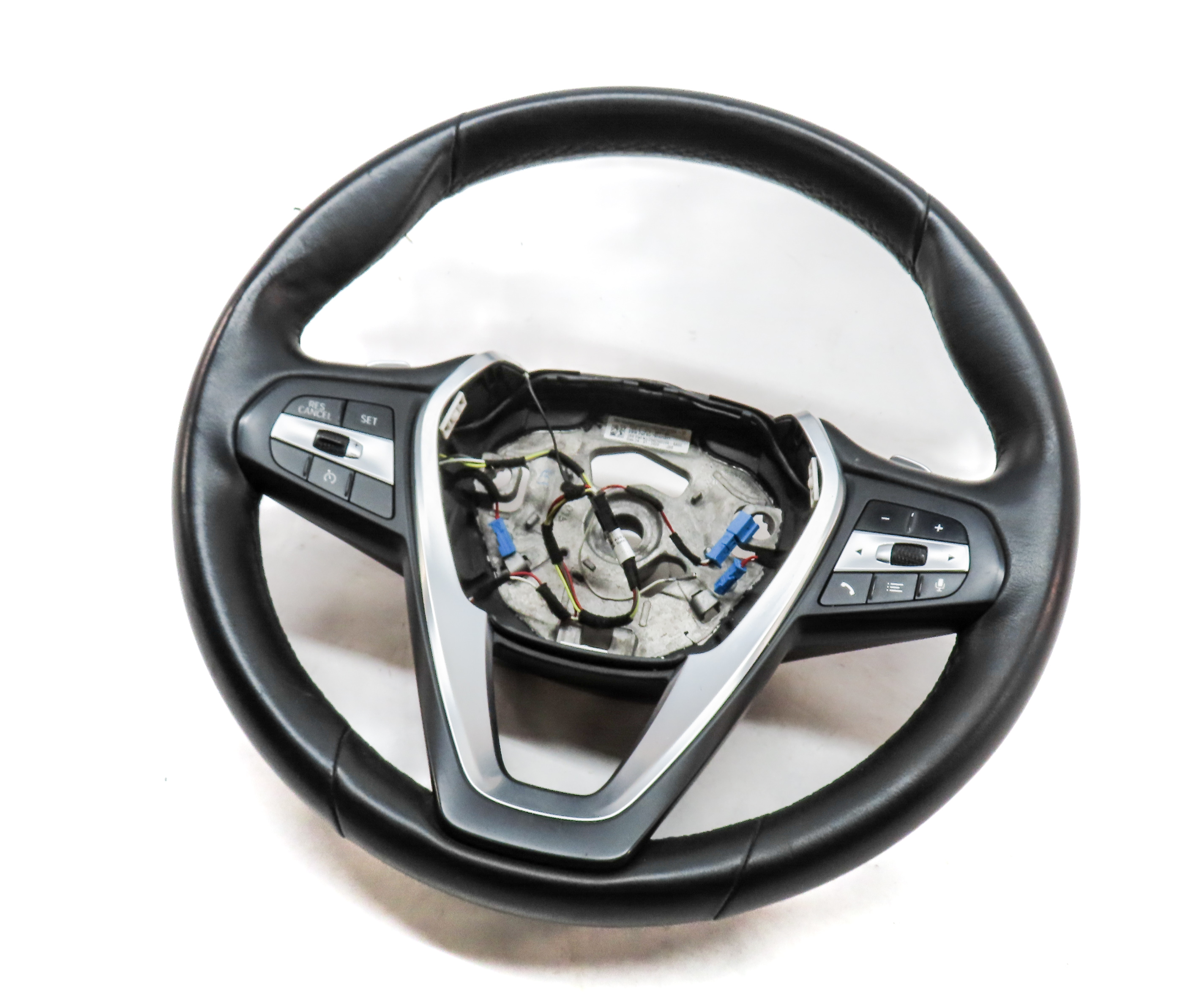 2018-2023 BMW X3 X4 (G01 G02) STEERING WHEEL w/ SWITCHES & SHIFT PADDLES (BLACK) — exact item pictured